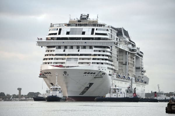 MSC Bellissima Cruise Ship Under Construction